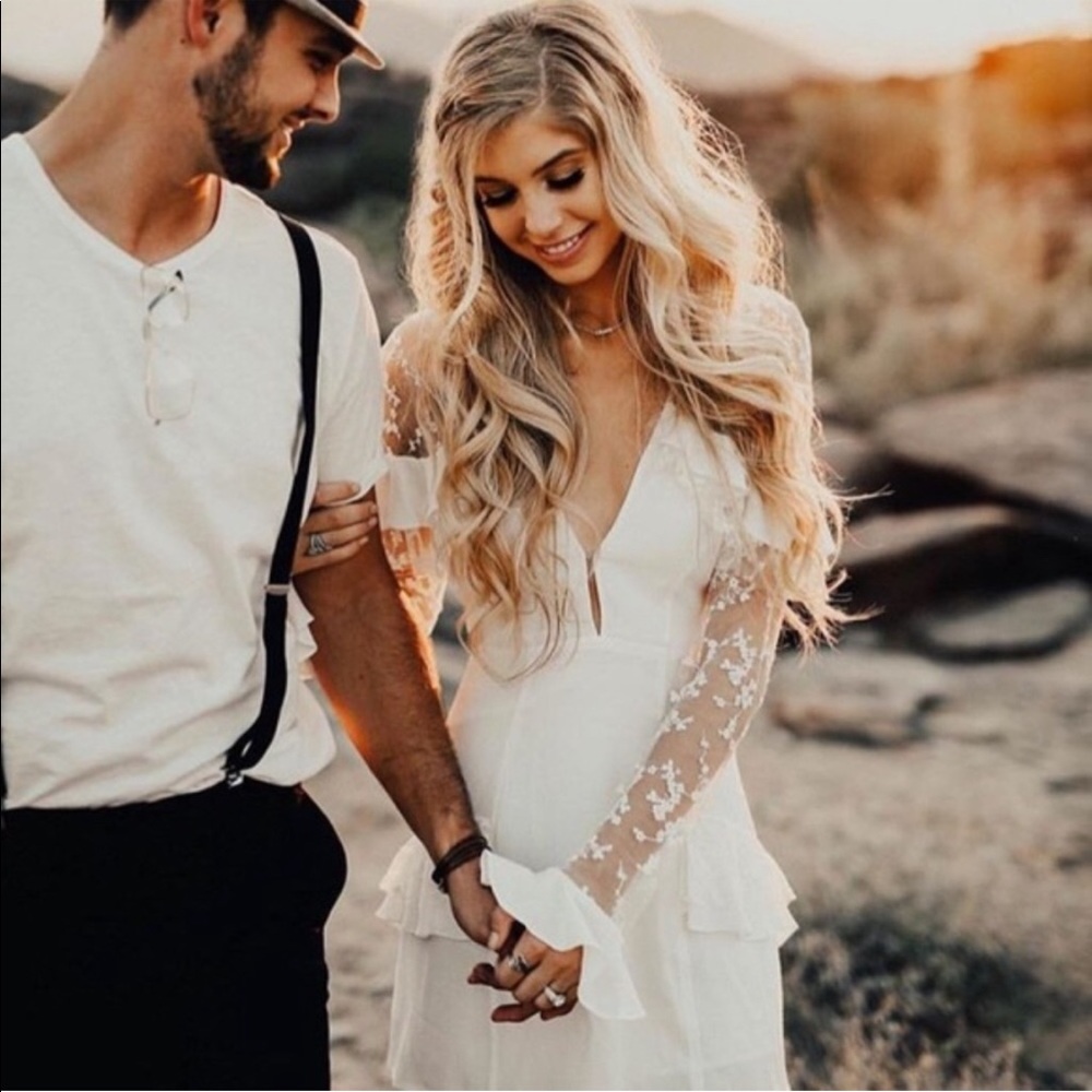 🍋 For Love and Lemons Rosebud Dress M